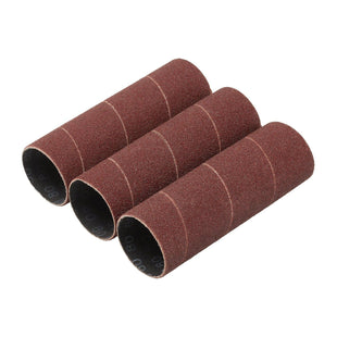 Draper Aluminium Oxide Sanding Sleeves, 38 x 115mm, 80 Grit (Pack of 3) Draper - Town Tools