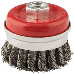 Draper Steel Twist-Knot Wire Cup Brush, 65mm, M14 41447 Draper - Town Tools