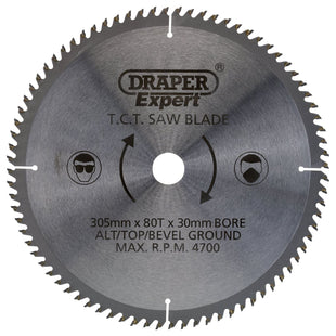 Draper TCT Saw Blade, 305 x 30mm, 80T 38152 Draper - Town Tools