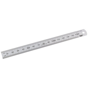 Draper Stainless Steel Rule, 150mm/ 6" 22670 Draper - Town Tools
