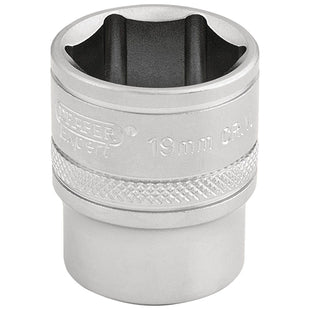 Draper 6 Point Metric Socket, 3/8" Sq. Dr., 19mm 16545 Draper - Town Tools