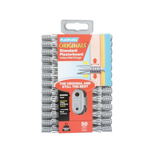 Plasplugs SCF 552 ORIGINALS™ Plasterboard Fixings (50) Plasplugs - RockBottom Nothampton