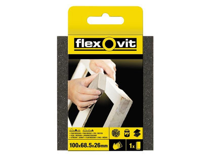 Flexovit Sanding Sponges Standard Medium/Coarse Flexovit - RockBottom Northampton