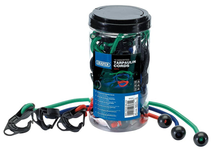 Draper Tarpaulin Cord Set (12 Piece) 93670 Draper - Town Tools
