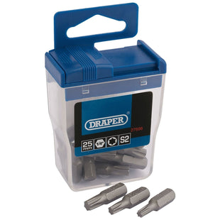 Draper TX-STAR Assorted Long Insert Bits, 25mm (20 Piece) 27696 Draper - Town Tools