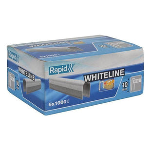 Rapid 28/10 10mm DP x 5m White Staples (Box 1000 x 5) Rapid - RockBottom Nothampton