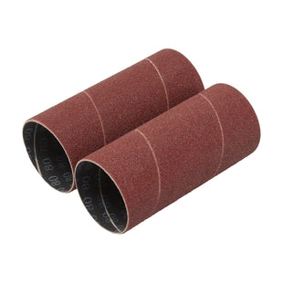 Draper Aluminium Oxide Sanding Sleeves, 50 x 115mm, 80 Grit (Pack of 2) Draper - Town Tools