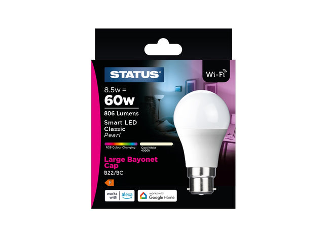 Status Smart Wi-Fi RBG Bulb