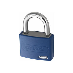 Abus Mechanical T65AL/40mm My Lock Aluminium Padlock Blue ABUS Mechanical - RockBottom Northampton