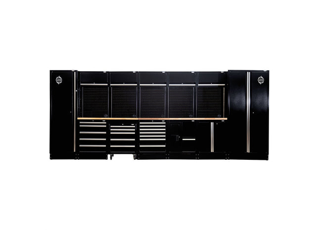 Draper BUNKER Modular Storage Combo with Hardwood Worktop (25 Piece) 04390 Draper - Town Tools