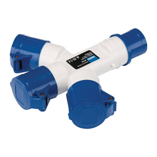 Draper 230V 3-Way Splitter, 16A 03720 Draper - Town Tools