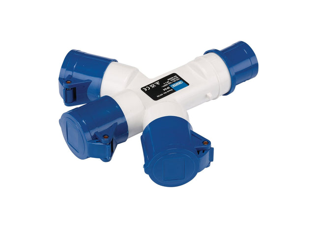 Draper 230V 3-Way Splitter, 16A 03720 Draper - Town Tools