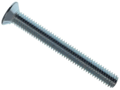 METALMATE Machine Screw Pozi Compatible CSK ZP M6 x 50mm Box 25 METALMATE� - RockBottom Northampton