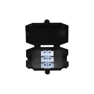 Dencon 3 Pole Connector Box 10A Black Dencon - RockBottom Northampton