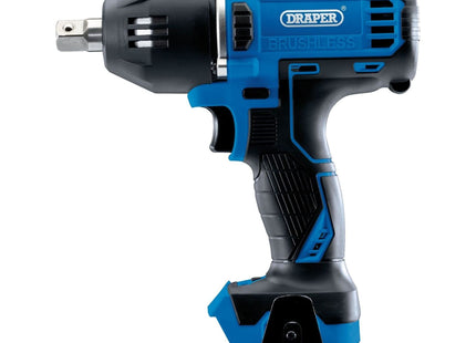 Draper D20 20V Brushless Mid-Torque Impact Wrench, 1/2" Sq. Dr., 400Nm (Sold Bar Draper - Town Tools