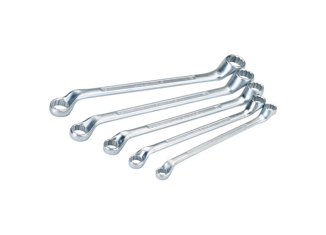 Draper Cranked Metric Ring Spanner Set (5 Piece) 35089 Draper - Town Tools