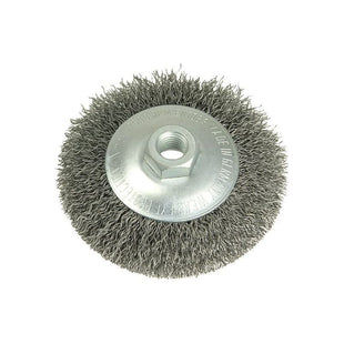 Lessmann Conical Bevel Brush 100mm x M14 Bore, 0.35 Steel Wire Lessmann - RockBottom Northampton
