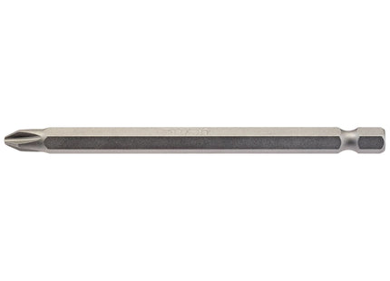 Draper Cross Slot Insert Bit, 1/4" Hex, 100mm Long, No.2 (Pack of 1) 64365 Draper - Town Tools
