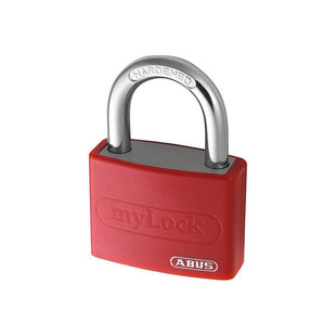 Abus Mechanical T65AL/40mm My Lock Aluminium Padlock Red Keyed Alike 6401 ABUS Mechanical - RockBottom Northampton