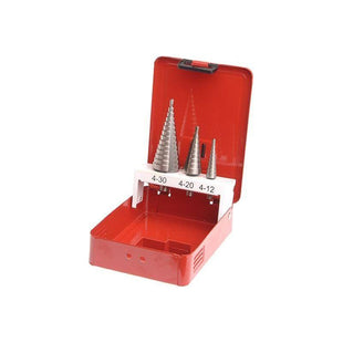 Faithfull HSS Step Drill Bit Set of 3 4-30mm Faithfull - RockBottom Northampton