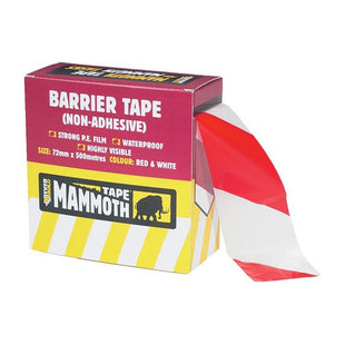 Everbuild Sika Barrier Tape Red / White 72mm x 500m Everbuild Sika - RockBottom Northamptin