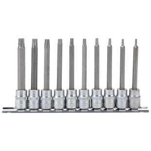 Draper TX-STAR Socket Bit Set, 3/8" Sq. Dr., 100mm (10 Piece) 16310 Draper - Town Tools
