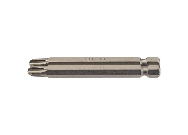 Draper Cross Slot Insert Bit, 1/4" Hex, 75mm Long, No.3 (Pack of 2) 64316 Draper - Town Tools
