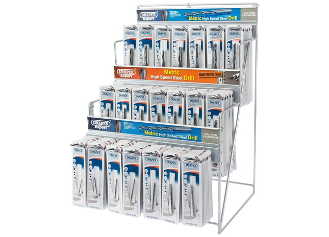 Draper Assorted HSS Drill Bit Merchandiser (158 Piece) 64038 Draper - Town Tools
