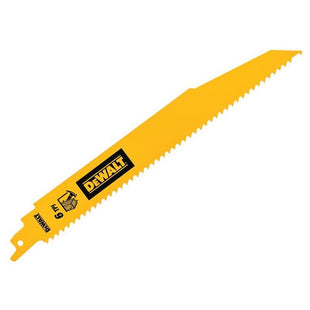 Dewalt Power Tools Bi-Metal Wood Demolition Reciprocating Blade 228mm x 6 TPI (Pack 5) DeWALT Power Tools - RockBottom Northampton
