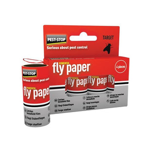 Pest-Stop (Pelsis Group) Fly Papers (Pack 4) Pest-Stop (Pelsis Group) - RockBottom Nothampton