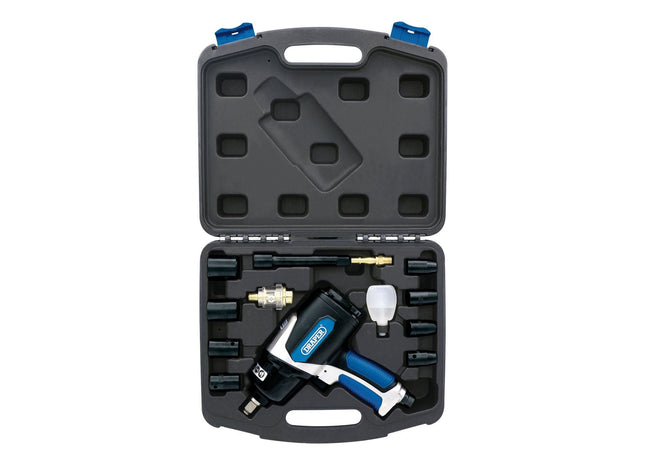 Draper Air Impact Wrench Kit, 1/2" Sq. Dr. (14 Piece) 83985 Draper - Town Tools
