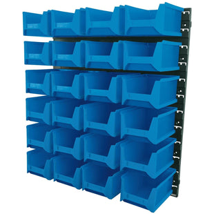 Draper 24 Bin Wall Storage Unit, Large Bins 06797 Draper - Town Tools