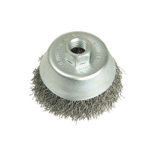 Lessmann Cup Brush 125mm M14, 0.35 Steel Wire Lessmann - RockBottom Northampton