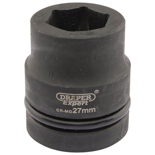Draper Expert HI-TORQ 6 Point Impact Socket, 1" Sq. Dr., 27mm 05108 Draper - Town Tools