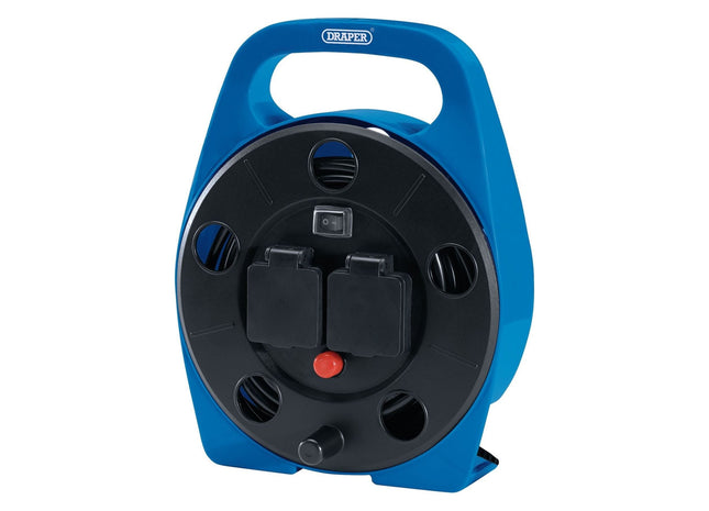 Draper 2 Way Cable Reel with LED Worklight, 10m 99294 Draper - Town Tools