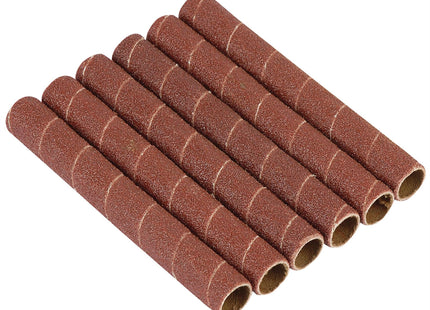 Draper Aluminium Oxide Sanding Sleeves for 10773, 12.7mm (Pack of 6) 25186 Draper - Town Tools