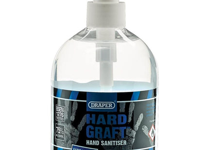 Draper Antibacterial Hand Sanitiser, 500ml 31187 Draper - Town Tools