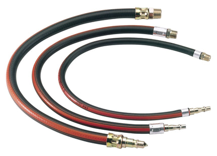 Draper Air Line Whip Hose, 600mm, 1/4" BSP 54438 Draper - Town Tools