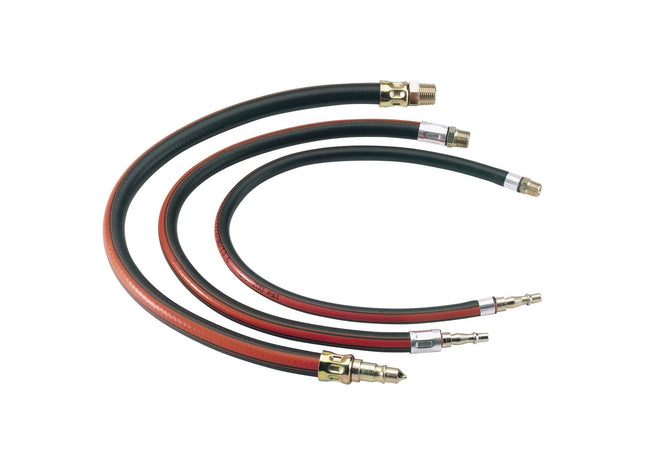 Draper Air Line Whip Hose, 600mm, 1/4" BSP 54438 Draper - Town Tools