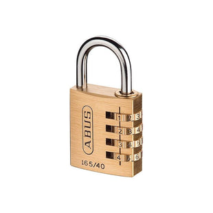 Abus Mechanical 165/40 40mm Solid Brass Body Combination Padlock (4-Digit) Carded ABUS Mechanical - RockBottom Northampton