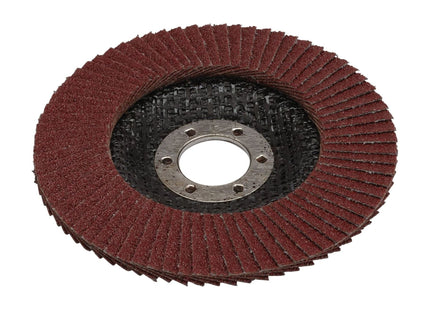 Draper Aluminium Oxide Flap Disc, 115 x 22.23mm, 80 Grit 82870 Draper - Town Tools