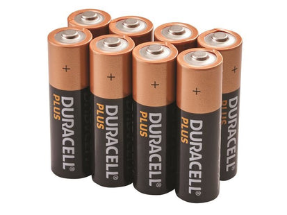 Duracell AA Cell Plus Power +100% Batteries (Pack 8) Duracell - RockBottom Northampton