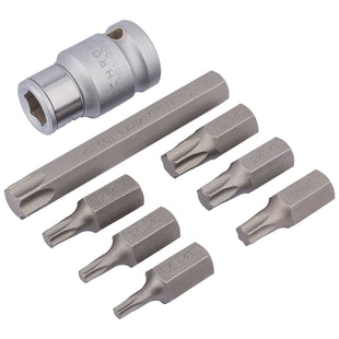 Draper TX-STAR Bit Set, 1/2" Sq. Dr. (8 Piece) 83562 Draper - Town Tools