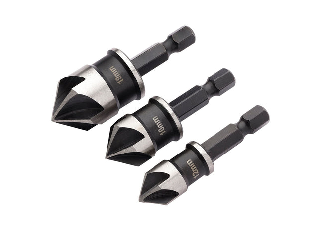 Draper Countersink Bit Set (3 Piece) Draper - Town Tools