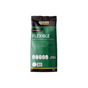 Everbuild Sika 730 Uniflex Hygienic Tile Grout White 2.5kg Everbuild Sika - RockBottom Northamptin