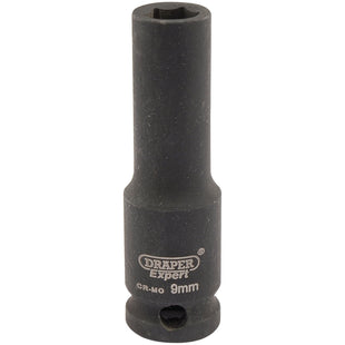 Draper Expert HI-TORQ 6 Point Deep Impact Socket, 3/8" Sq. Dr., 9mm Draper - Town Tools