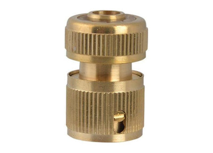 Faithfull Brass Female Water Stop Connector 12.5mm (1/2in) Faithfull - RockBottom Northampton