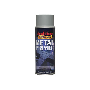 Plastikote Metal Primer Spray Grey 400ml PlastiKote - RockBottom Nothampton