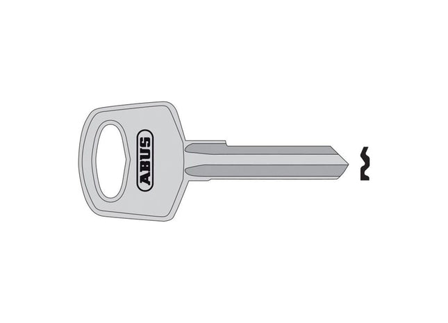 Abus Mechanical 34 Right Hand 6 Pin Key Blank ABUS Mechanical - RockBottom Northampton