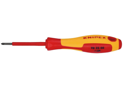 Draper Knipex 98 25 00 VDE Insulated Pozidriv Screwdriver, PZ0 x 60mm Draper - Town Tools